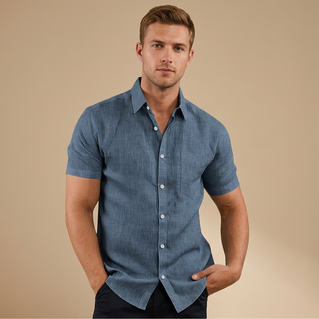 Cassius - Formal Short Sleeve Shirt