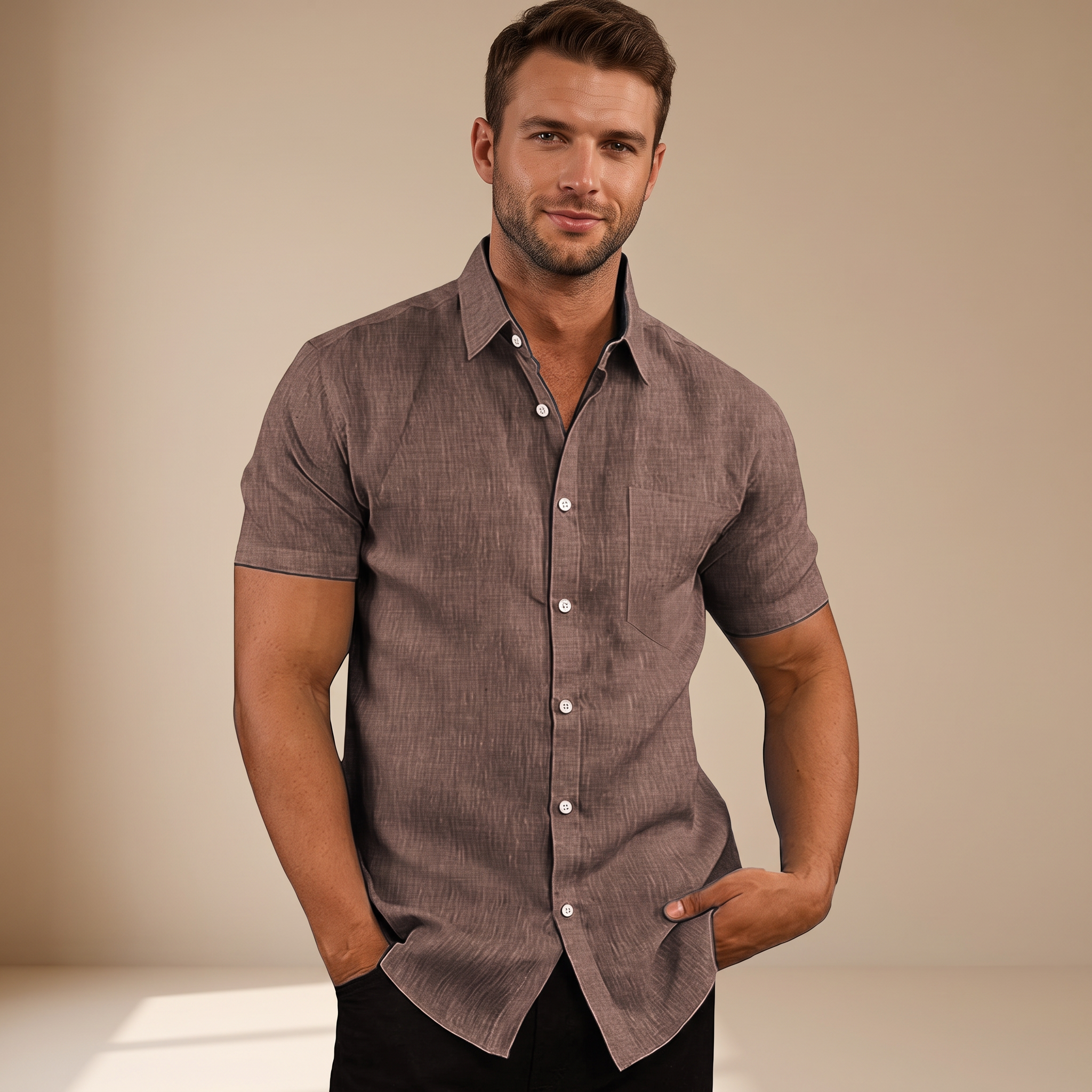 Cassius - Formal Short Sleeve Shirt