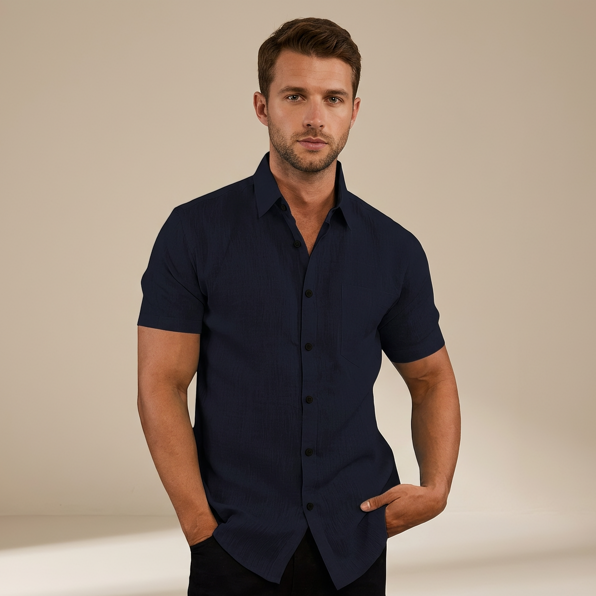 Cassius - Formal Short Sleeve Shirt