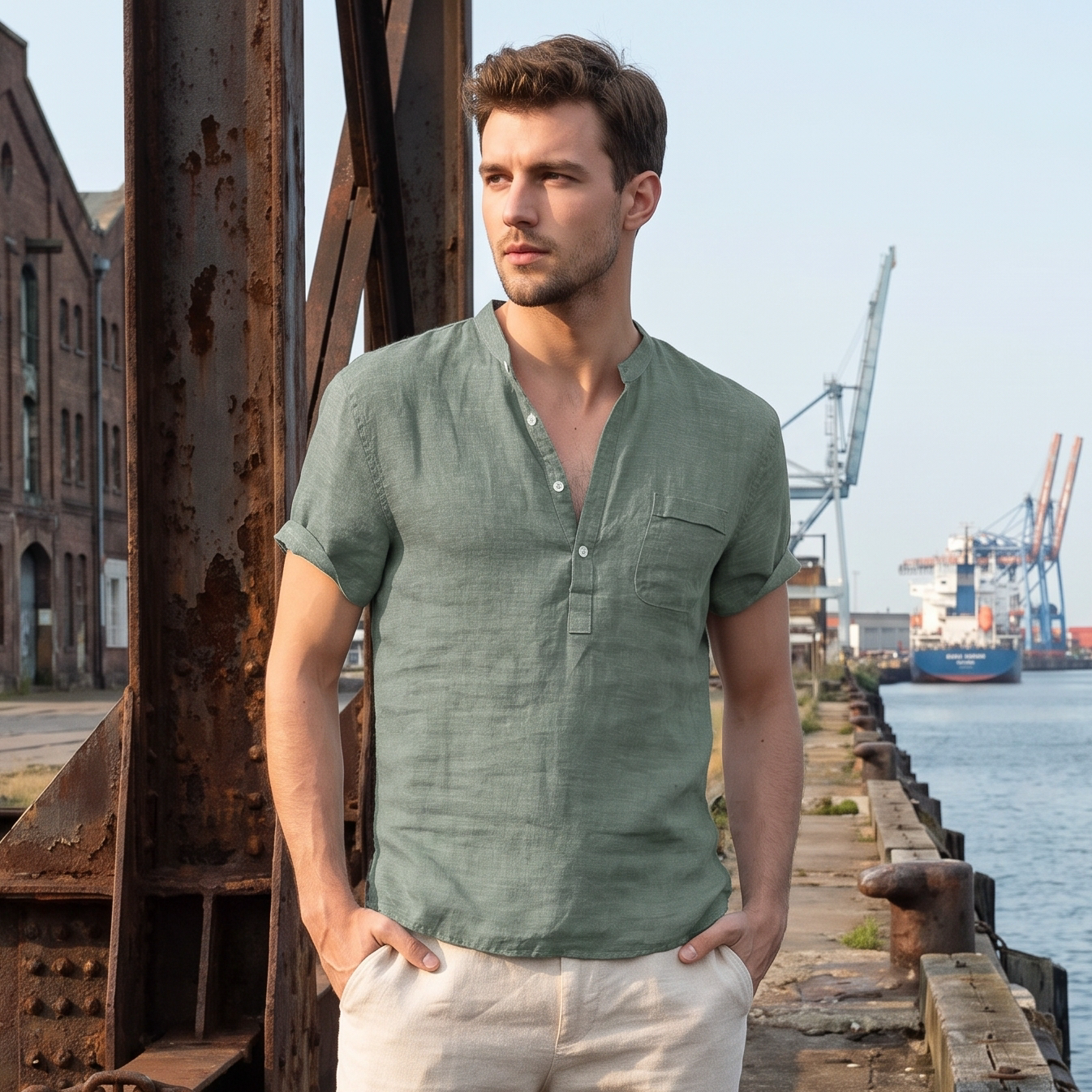 Zack - Casual Short Sleeve Shirt